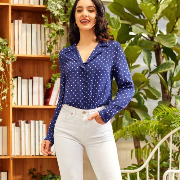 Starlet Power Button Down - Modcloth 4X - Picture 1 of 4
